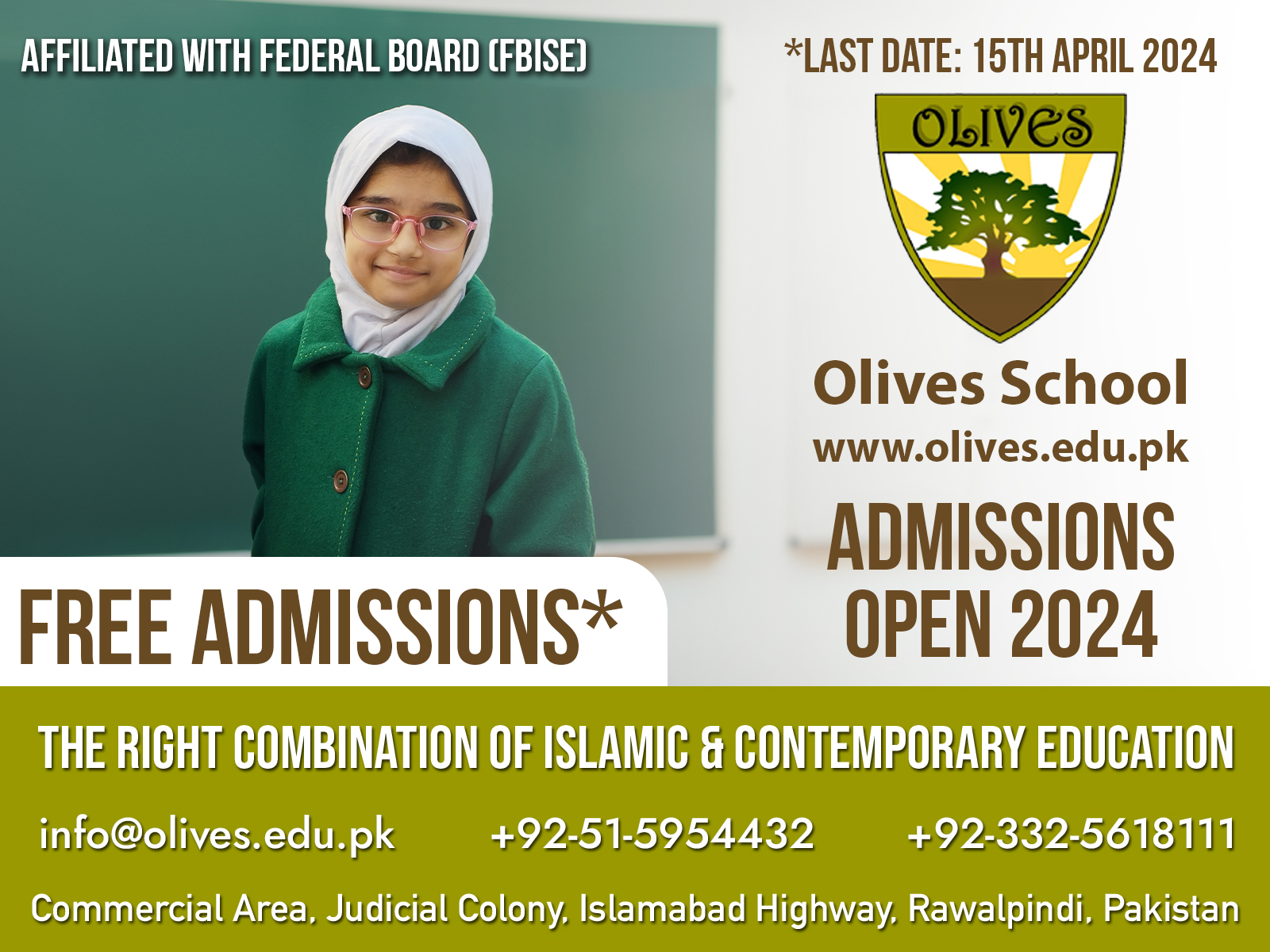 Olives School Admissions 2023